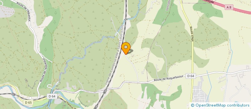 localisation de l'entreprise MADAME AURELIE PINOTTI  VENTABREN