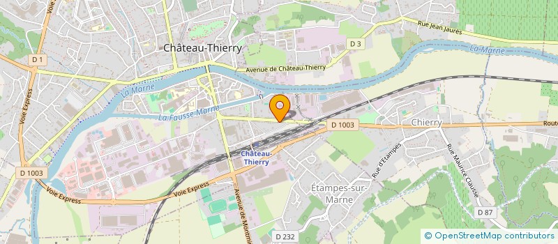 localisation de l'entreprise MADAME AURELIE PINTO à CHATEAU-THIERRY