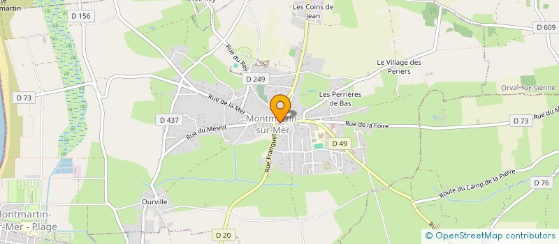 localisation de l'entreprise MADAME AURELIE PIQUOT  MONTMARTIN-SUR-MER