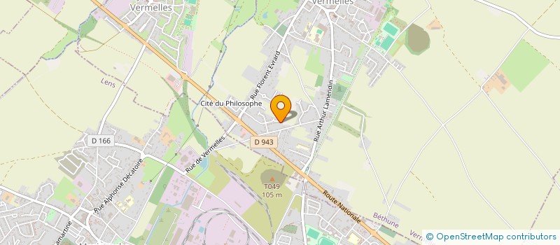 localisation de l'entreprise MADAME AURELIE PLANQUE  VERMELLES