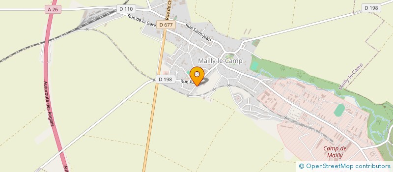 localisation de l'entreprise MADAME AURELIE PLANTARD à MAILLY-LE-CAMP