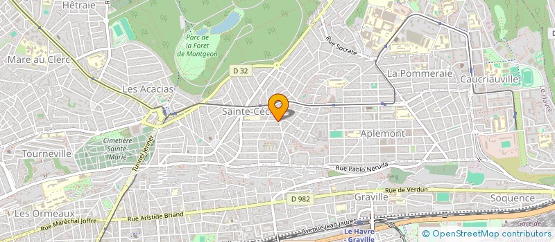 localisation de l'entreprise MADAME AURELIE PLANTEC  LE HAVRE