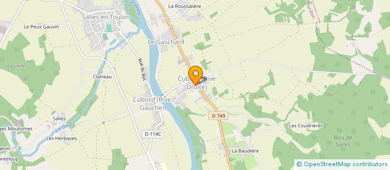 localisation de l'entreprise MADAME AURELIE PLAUD à CHAUVIGNY