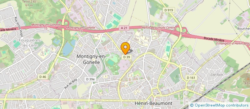 localisation de l'entreprise MADAME AURELIE PLEE  HENIN-BEAUMONT