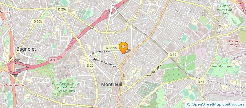 localisation de l'entreprise MADAME AURELIE PLOUX à MONTREUIL