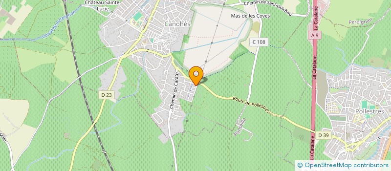 localisation de l'entreprise MADAME AURELIE POILANE  CANOHES