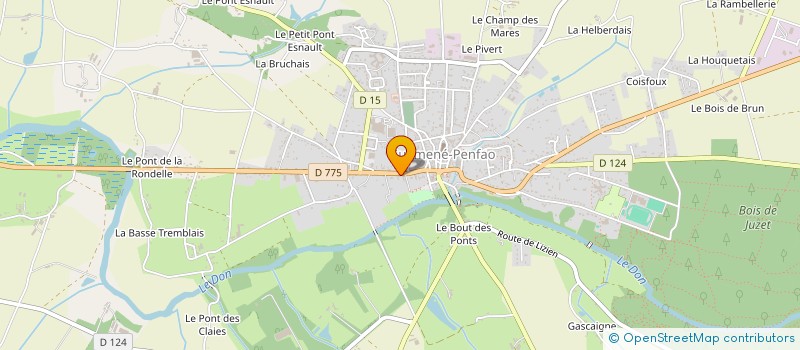 localisation de l'entreprise MADAME AURELIE POINSIGNON  GUEMENE-PENFAO