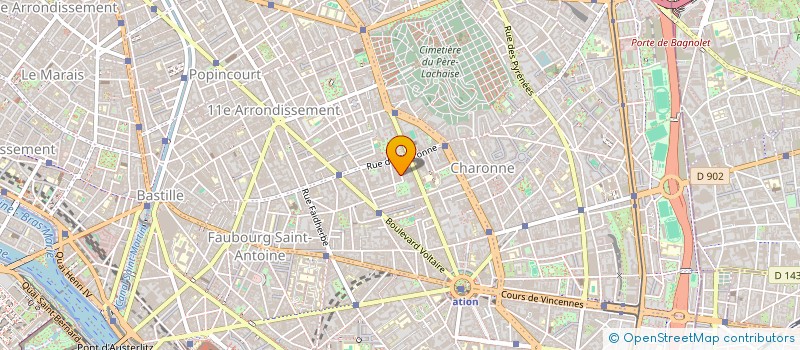 localisation de l'entreprise MADAME AURELIE POINTE  PARIS