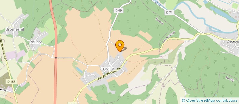 localisation de l'entreprise MADAME AURELIE POINTEL  IRREVILLE