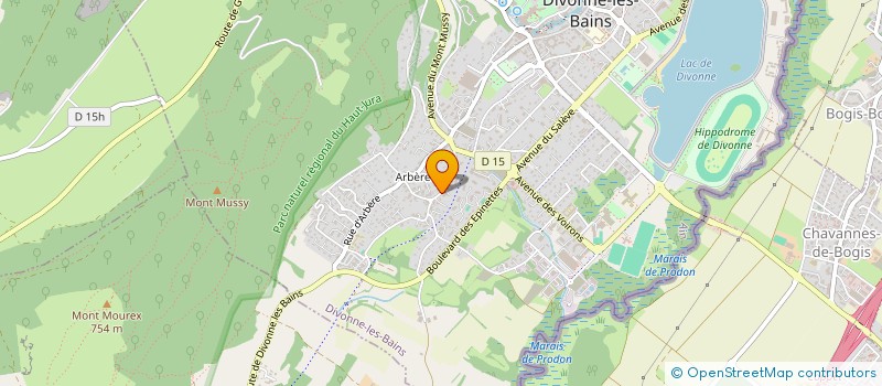localisation de l'entreprise MADAME AURELIE POMA à DIVONNE-LES-BAINS