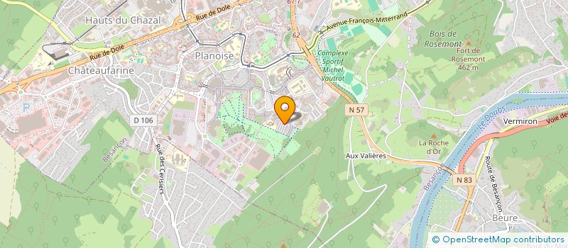 localisation de l'entreprise MADAME AURELIE POMMIER à BESANCON