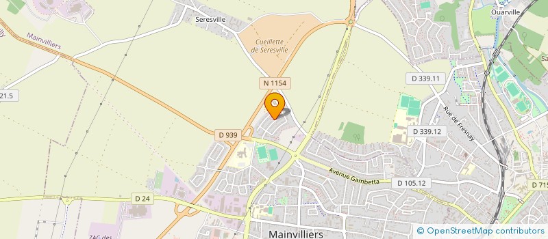 localisation de l'entreprise MADAME AURELIE POMPON à MAINVILLIERS