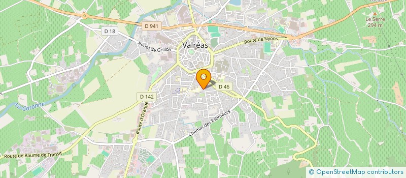 localisation de l'entreprise MADAME AURELIE PONS à VALREAS