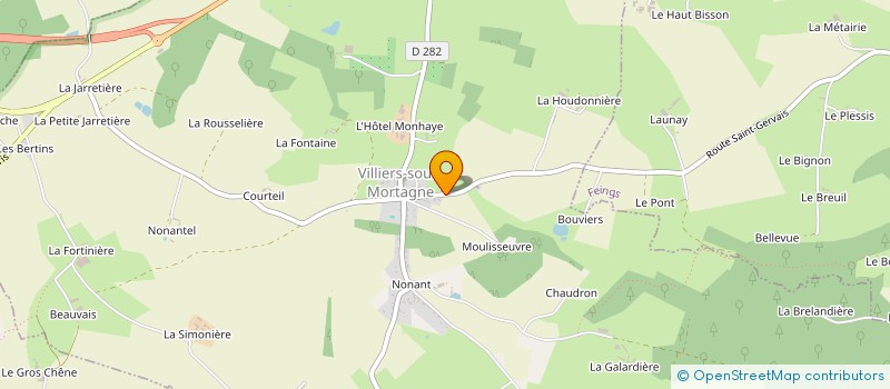 localisation de l'entreprise MADAME AURELIE PORTENART à VILLIERS-SOUS-MORTAGNE