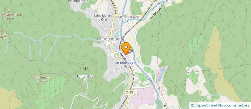 localisation de l'entreprise MADAME AURELIE PORTENSEIGNE à LE BOUSQUET-D'ORB