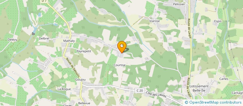 localisation de l'entreprise MADAME AURELIE POTIER  CASTELSARRASIN