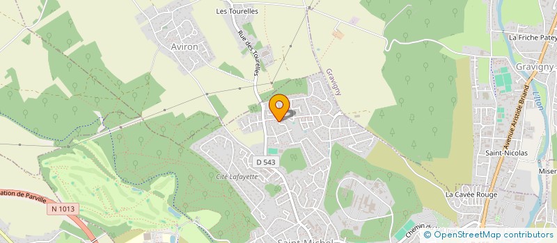 localisation de l'entreprise MADAME AURELIE POUPA  EVREUX