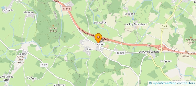 localisation de l'entreprise MADAME AURELIE POUPARD  LIZIERES