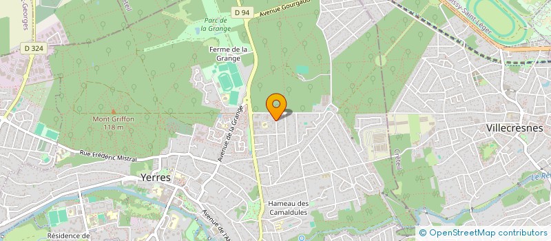 localisation de l'entreprise MADAME AURELIE POURADIER  YERRES