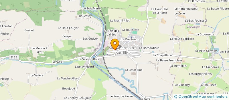 localisation de l'entreprise MADAME AURELIE POUSSE  SAINT-MALO