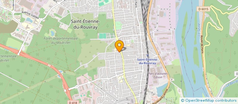 localisation de l'entreprise MADAME AURELIE PREVOST  SAINT-ETIENNE-DU-ROUVRAY