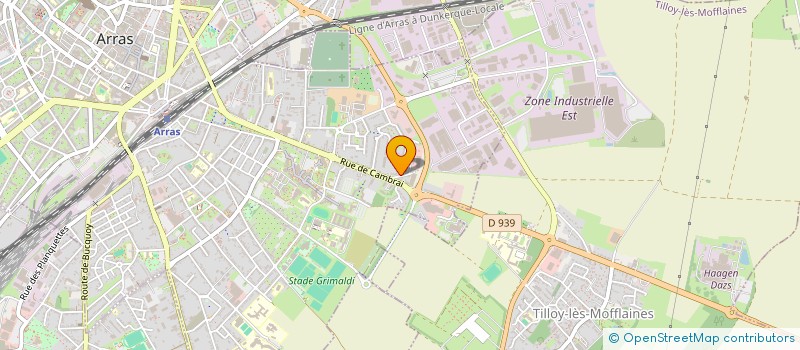 localisation de l'entreprise MADAME AURELIE PREVOST à ARRAS