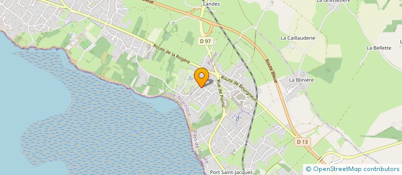 localisation de l'entreprise MADAME AURELIE PRIEUR  LA BERNERIE-EN-RETZ