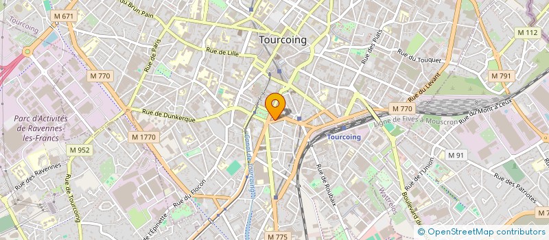 localisation de l'entreprise MADAME AURELIE PRIEUX à TOURCOING