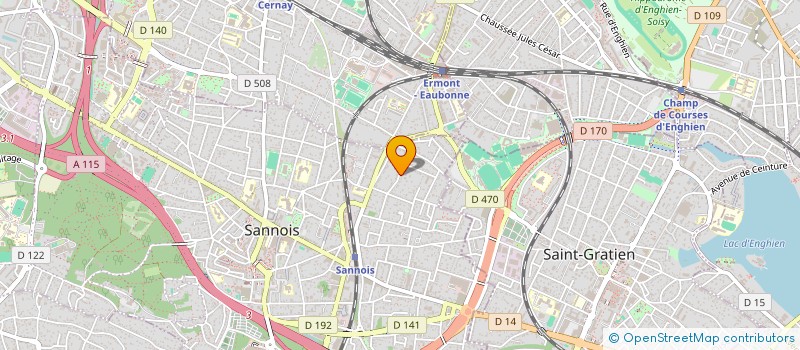 localisation de l'entreprise MADAME AURELIE PRIVE  SANNOIS