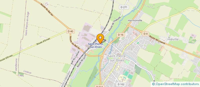 localisation de l'entreprise MADAME AURELIE PROD'HOMME  SAINT-PIERRE-EN-AUGE