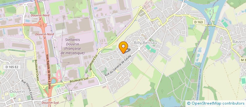 localisation de l'entreprise MADAME AURELIE PROVOST  BILLY-BERCLAU