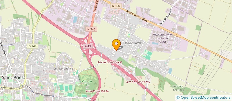 localisation de l'entreprise MADAME AURELIE PRUDHOMME  SAINT-PRIEST