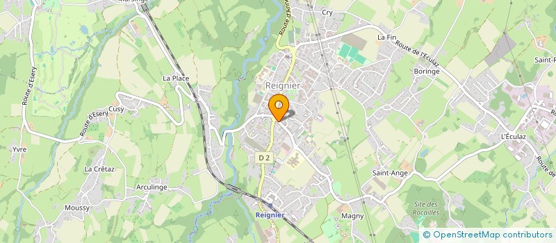 localisation de l'entreprise MADAME AURELIE QUENOT  REIGNIER-ESERY