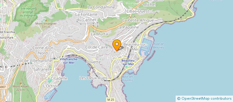 localisation de l'entreprise MADAME AURELIE QUERE  BEAULIEU-SUR-MER