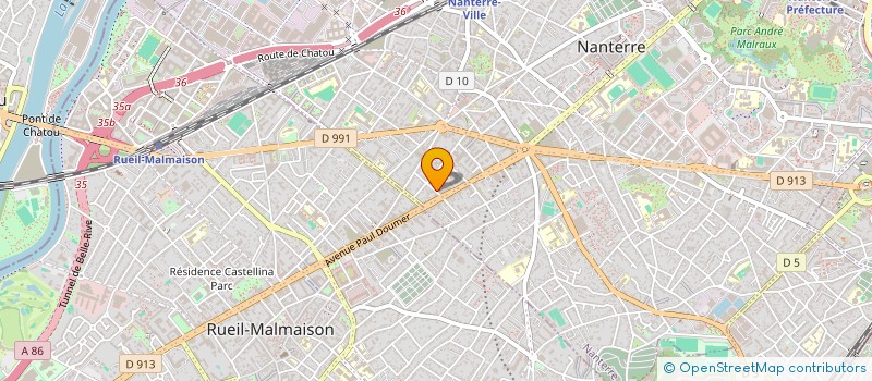 localisation de l'entreprise MADAME AURELIE QUEVENNE à NANTERRE