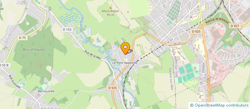 localisation de l'entreprise MADAME AURELIE QUIBEL  HAUTOT-SUR-MER