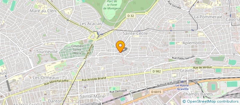 localisation de l'entreprise MADAME AURELIE QUILLERE à LE HAVRE