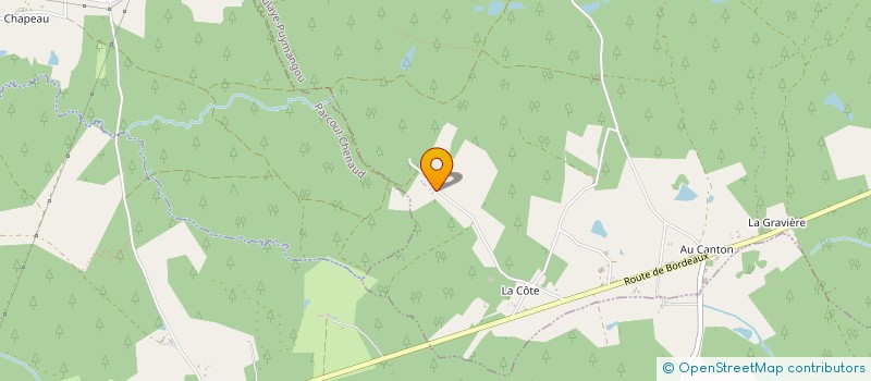 localisation de l'entreprise MADAME AURELIE RABEAU  SAINT AULAYE-PUYMANGOU