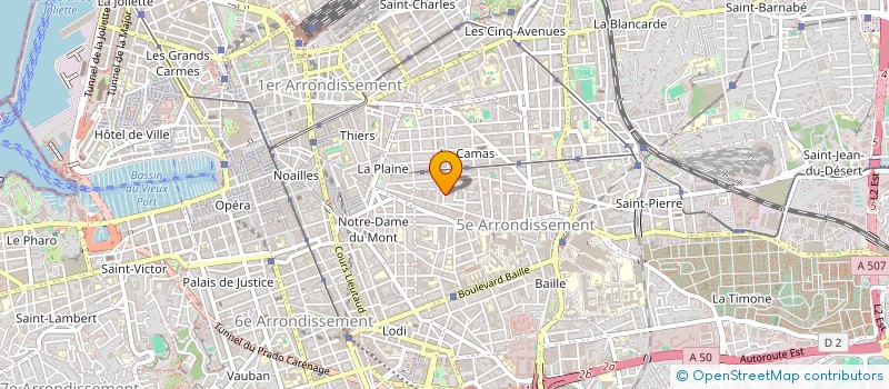 localisation de l'entreprise MADAME AURELIE RACHEL TALON à MARSEILLE