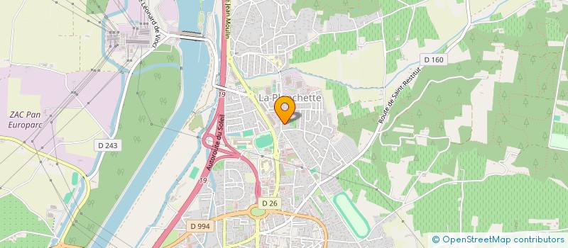 localisation de l'entreprise MADAME AURELIE RAINEAU  BOLLENE