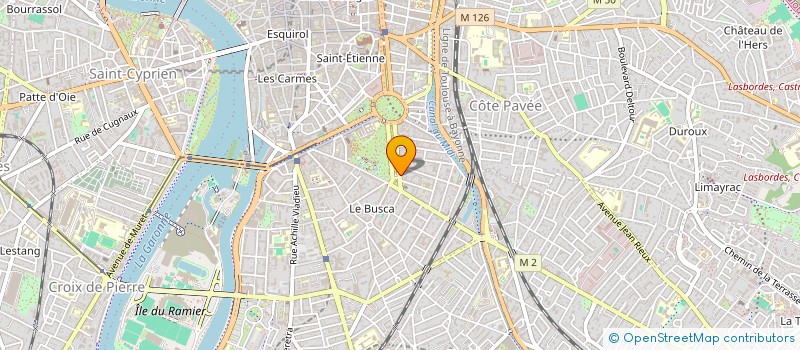 localisation de l'entreprise MADAME AURELIE RAINHO SERRA  TOULOUSE