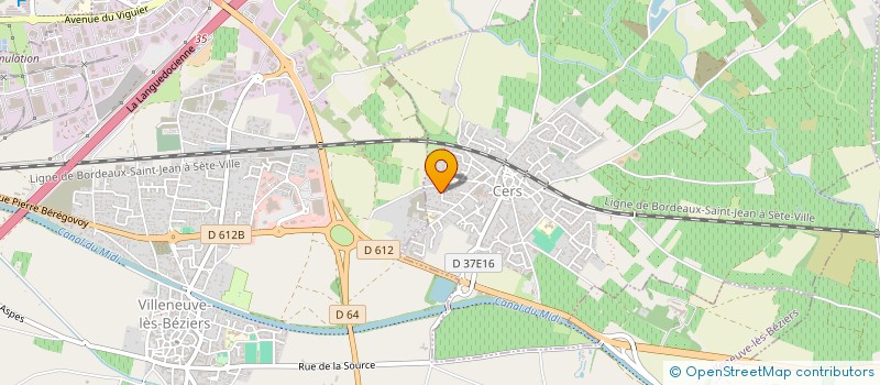 localisation de l'entreprise MADAME AURELIE RAMIREZ  CERS