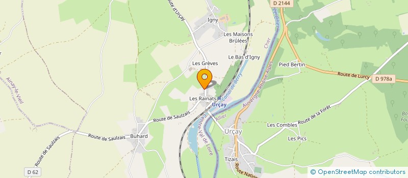 localisation de l'entreprise MADAME AURELIE RAVARD  LA PERCHE