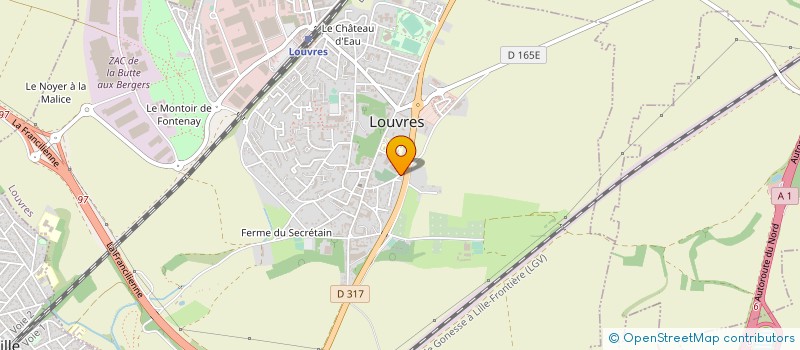 localisation de l'entreprise MADAME AURELIE RAVAUDET  LOUVRES