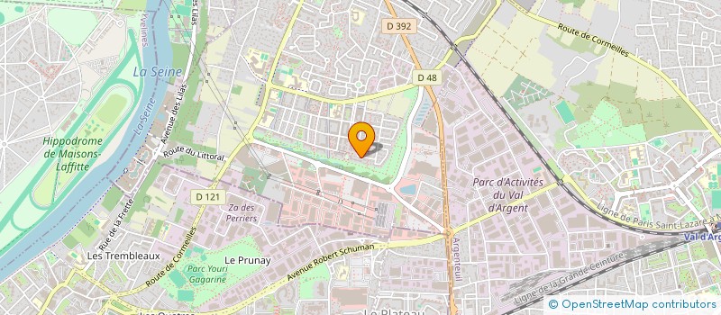 localisation de l'entreprise MADAME AURELIE REBEYROLLE  CORMEILLES-EN-PARISIS