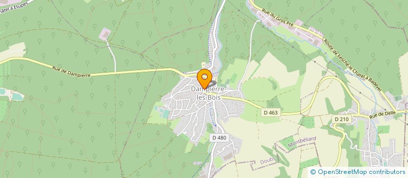 localisation de l'entreprise MADAME AURELIE REBICHON  BADEVEL