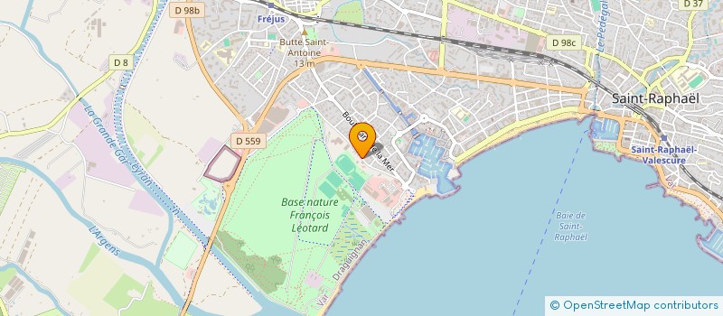 localisation de l'entreprise MADAME AURELIE REGNAUD  FREJUS