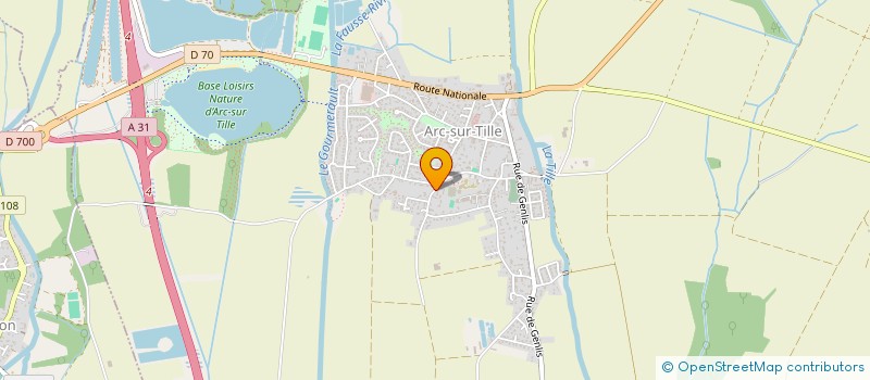 localisation de l'entreprise MADAME AURELIE RENARD  ARC-SUR-TILLE