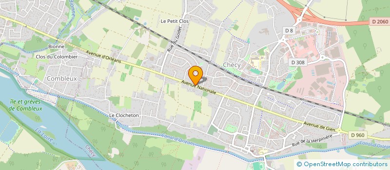 localisation de l'entreprise MADAME AURELIE RENOUX  CHECY
