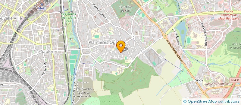 localisation de l'entreprise MADAME AURELIE REUMAUX  METZ